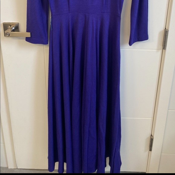 Vintage - Long sleeve, long dress, turtle neck - Picture 2 of 2